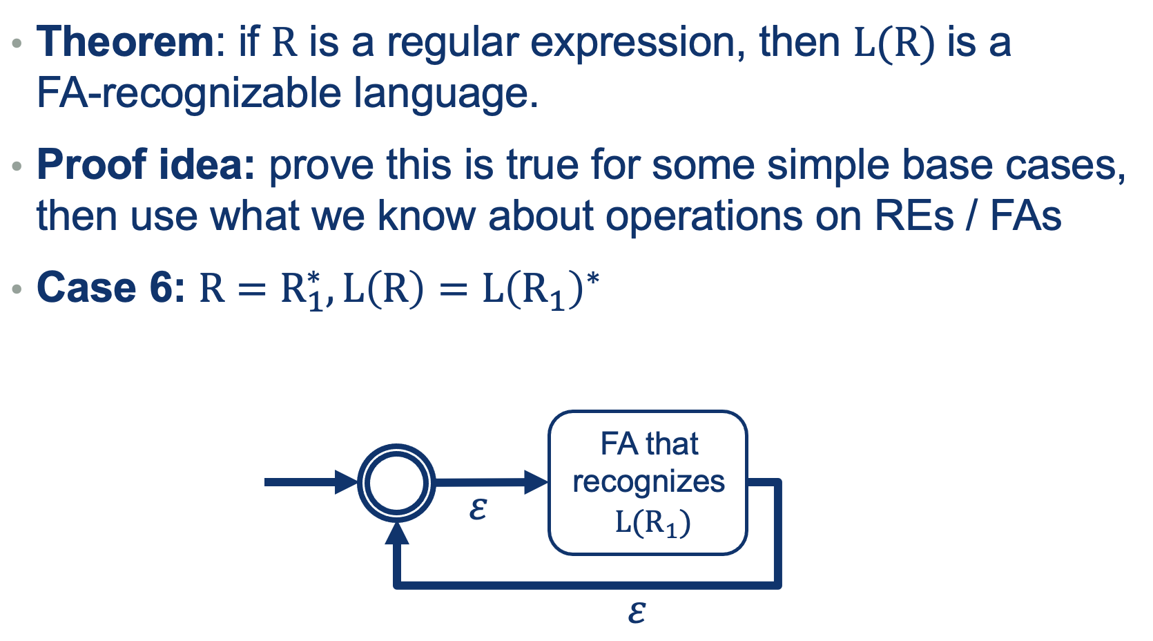 FA vs Reg Lang descriptive power!